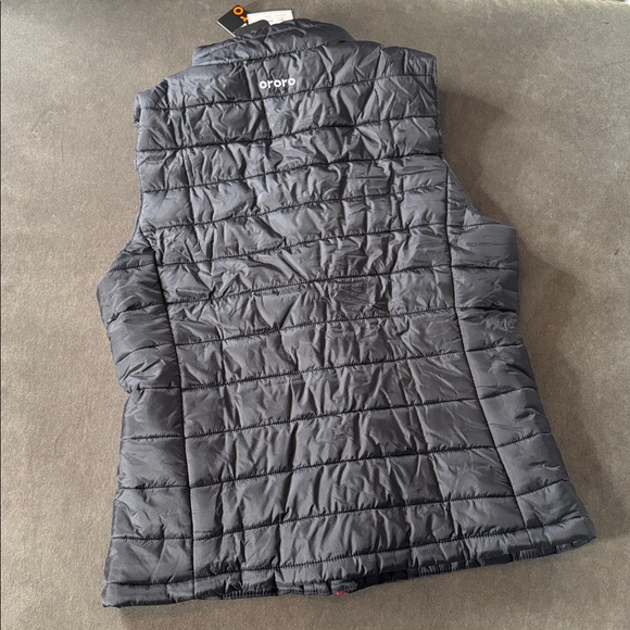 Women’s Ororo Classic Heated Vest Black Red Zip Front Size M NWT *NO BATTERY - Picture 15 of 16